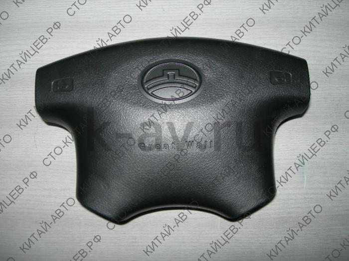 картинка НАКЛАДКА РУЛЕВОГО КОЛЕСА HOVER (BLACK) (3402120-K00-0804) от магазина Китай-Авто