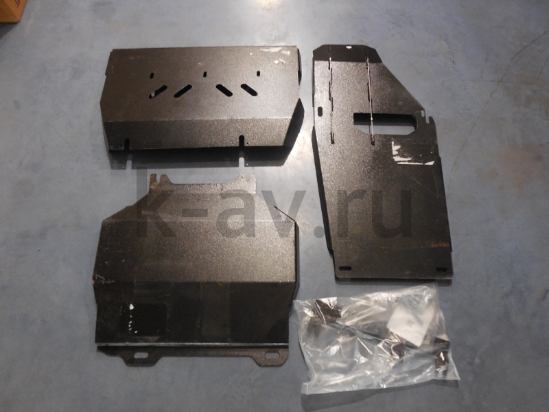 картинка Защита картера, КПП, РК, радиатора (3 листа) - Haval H9 (H9-12) от магазина Китай-Авто