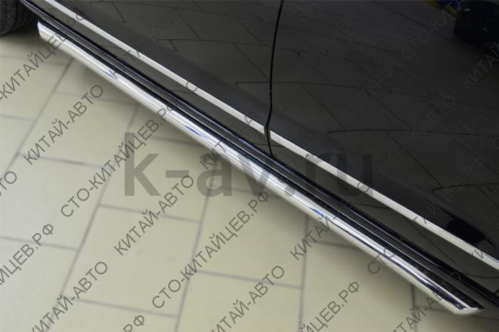 картинка Пороги труба d-63 - Hover H6 (GH6T-0016281) от магазина Китай-Авто