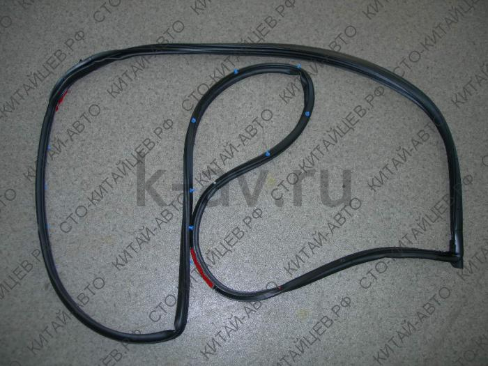 картинка Уплотнитель двери передней правой - Chery Tiggo / Vortex Tingo (T11-6107120) от магазина Китай-Авто