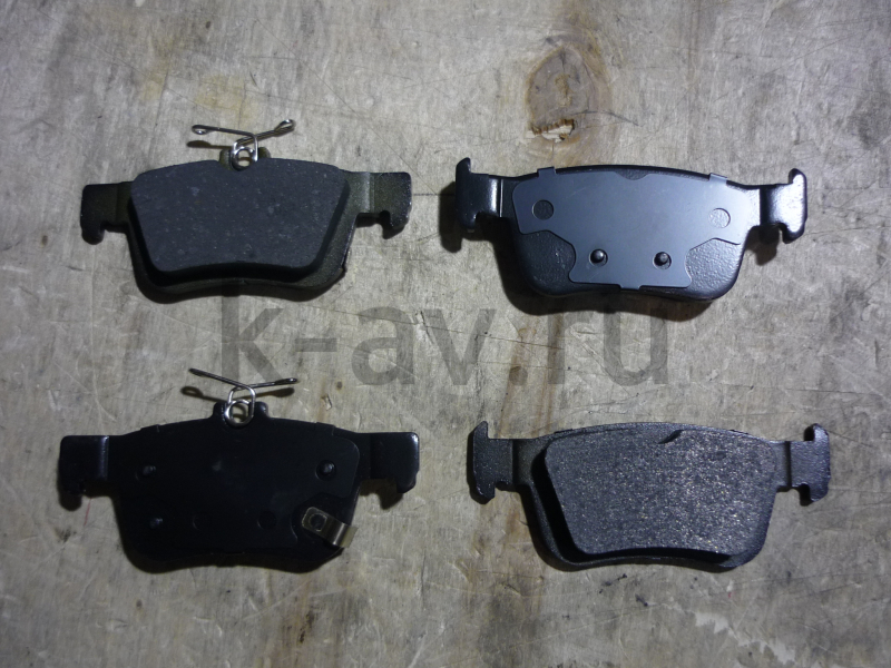 картинка Колодки тормозные задние (комплект) (A) - Haval F7, F7X (3502340AKY00A) от магазина Китай-Авто