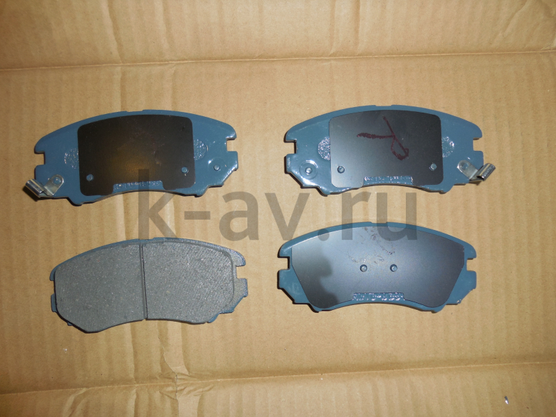 картинка Колодки тормозные передние (комплект 4шт) (завод) - Changan CS35, Dongfeng 580 (S101062-0300+S101062-0301) от магазина Китай-Авто