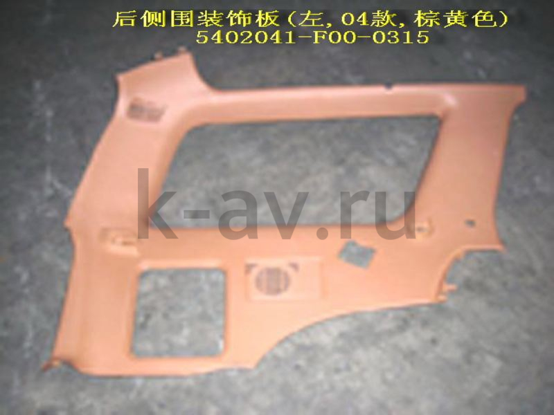 картинка ОБИВКА ГРУЗОВОГО ОТСЕКА ЛЕВАЯ - SAFE (5402041-F00-0315) от магазина Китай-Авто