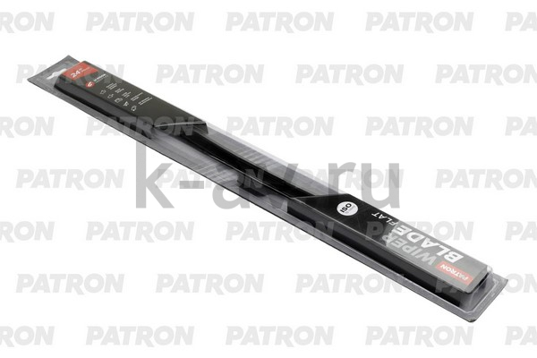 картинка Дворник "Patron", бескаркасный (щетка) 610мм. Крепление под крюк. (PWB610-FJ) от магазина Китай-Авто