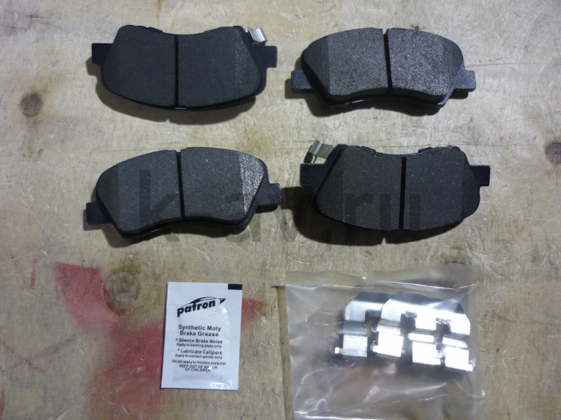 картинка Колодки тормозные передние (Patron) - Geely Emgrand X7 FL, FL2 (1114000519-Patron) от магазина Китай-Авто
