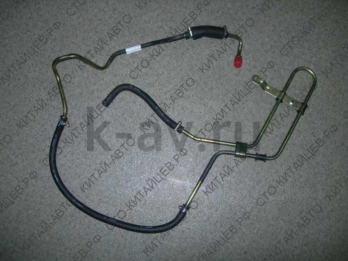 картинка Шланг ГУР (низ давл, от рейки к насосу) - Lifan Solano (BAC3406300) от магазина Китай-Авто