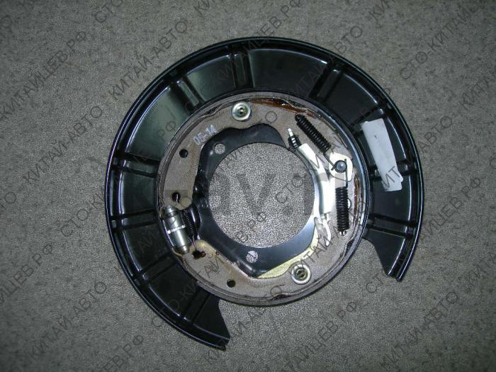картинка Щит заднего тормоза левый в сборе - Hover, H3, H5, Safe F1 (3507100-K00) от магазина Китай-Авто