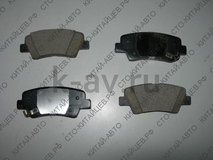 картинка Колодки задние (комплект 4шт) (завод) - Changan CS35 (S101063-0400 + S101063-0401) от магазина Китай-Авто