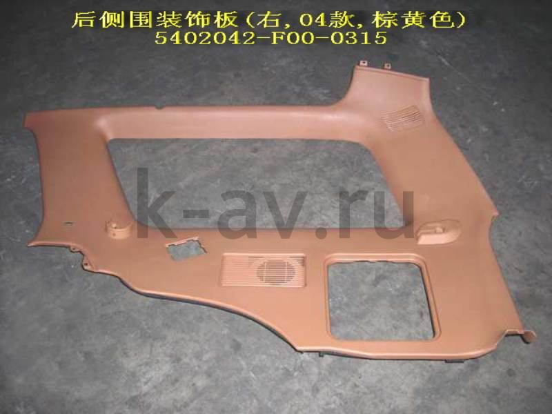 картинка ОБИВКА ГРУЗОВОГО ОТСЕКА ПРАВАЯ - SAFE (5402042-F00-0315) от магазина Китай-Авто