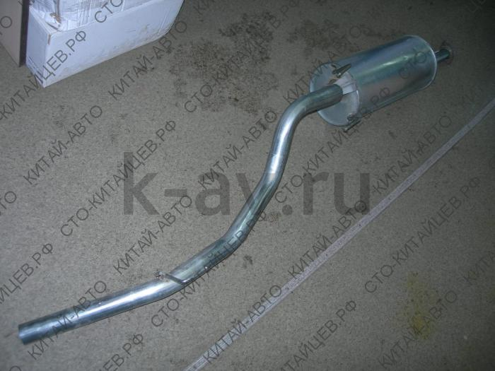 картинка Глушитель (полукруглый фланец) Е2 (завод) - Safe F1 (1201210-F00-B1) от магазина Китай-Авто