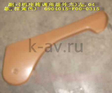 картинка НАКЛАДКА МЕХАНИЗМА РЕГУЛИРОВКИ ПЕРЕДНЕГО ЛЕВОГО СИДЕНЬЯ - SAFE (6904015-F00-0315) от магазина Китай-Авто