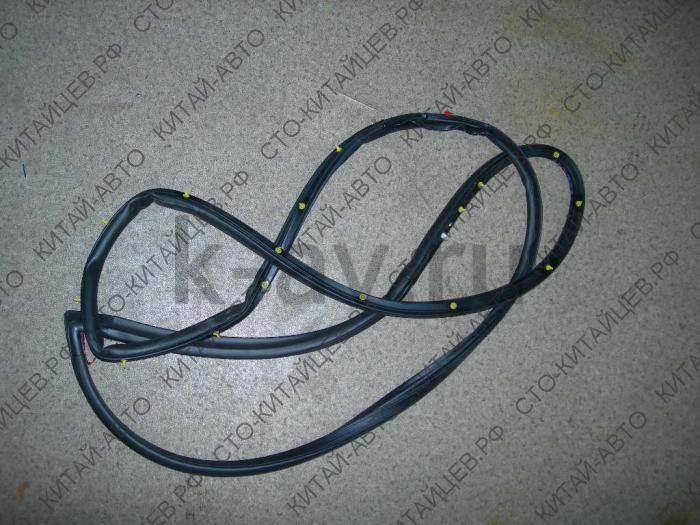 картинка Уплотнитель двери передней правой - Hover, H3, H5 (6107016-K00+6107016AK00XA) от магазина Китай-Авто