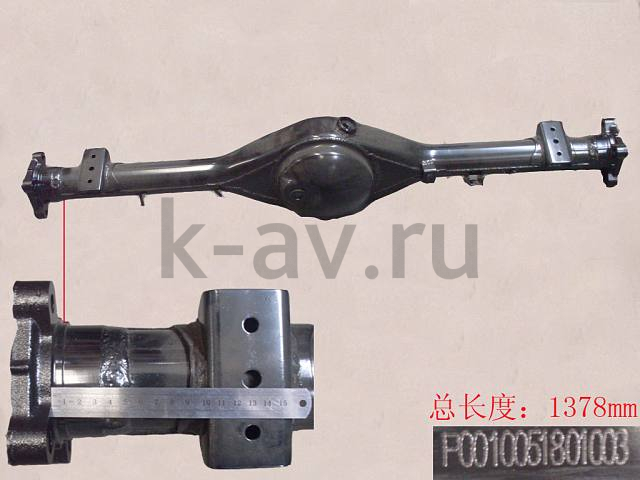 картинка КОЖУХ ЗАДНЕГО МОСТА - WINGLE,SAILOR (ЧУЛОК) (2401000-P00) от магазина Китай-Авто