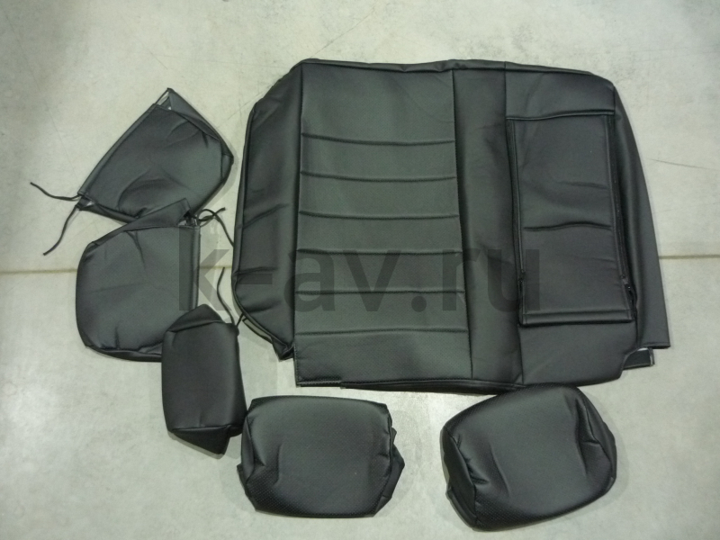 картинка Чехлы на сиденья (середина черн. экокожа перфор, бок черн. экокожа) - Hover H3, H5 (GW09-0302-EC01) от магазина Китай-Авто