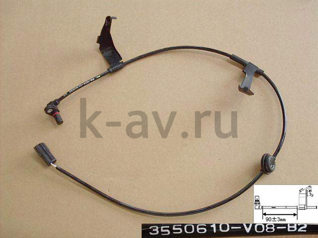 картинка ДАТЧИК ABS ЗАДНИЙ ПРАВЫЙ - COWRY (3550600-V08) от магазина Китай-Авто