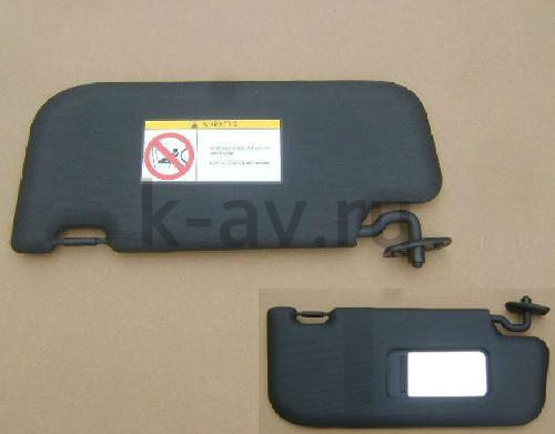 картинка КОЗЫРЕК СОЛНЦЕЗАЩИТНЫЙ ПРАВЫЙ HOVER H3 (BLACK) (8204200-K24-A2-0804) от магазина Китай-Авто