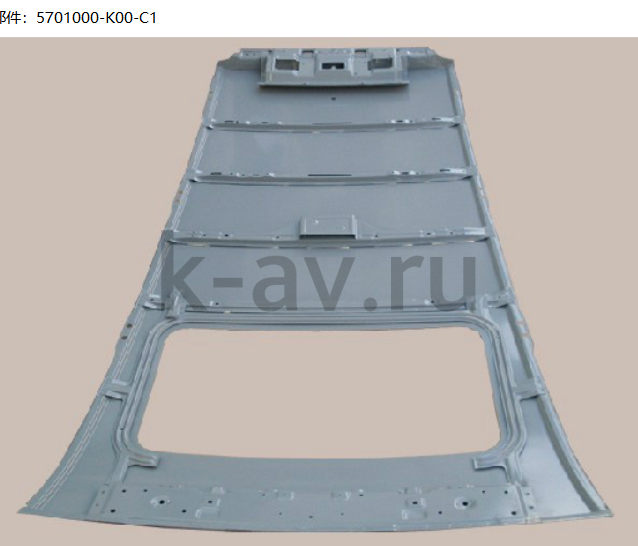 картинка Панель крыши (под люк) - Hover (5701000-K00-C1 5701011-K00-B1) от магазина Китай-Авто